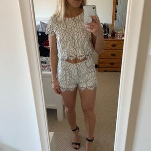 Matching playsuit